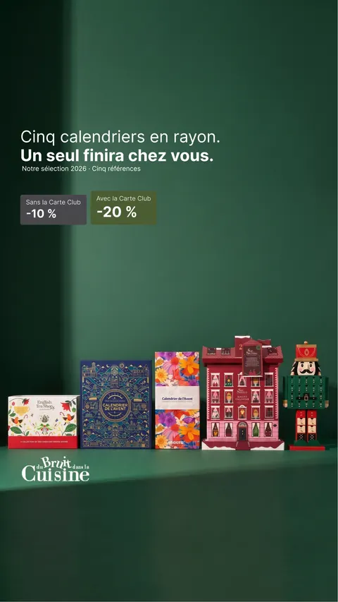 Advent calendar pre-sale ad for Du Bruit Dans La Cuisine, 9:16 format