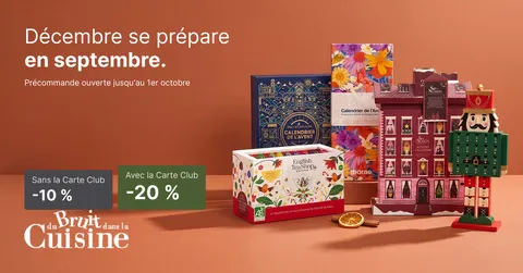 Advent calendar pre-sale ad for Du Bruit Dans La Cuisine, 1.91:1 format
