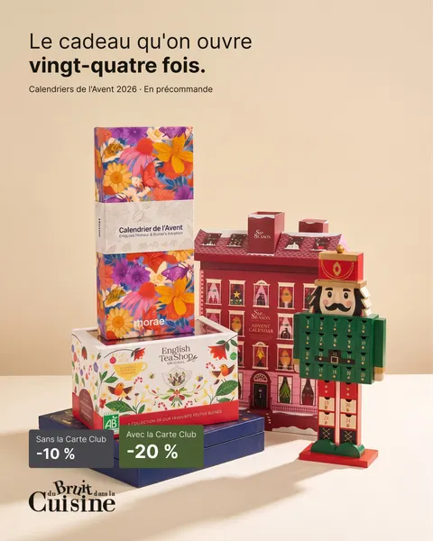 Advent calendar pre-sale ad for Du Bruit Dans La Cuisine, 4:5 format