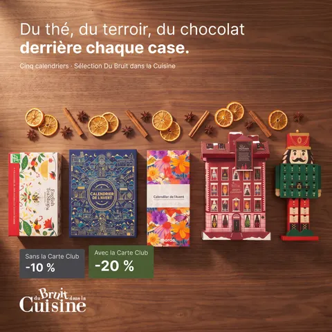 Advent calendar pre-sale ad for Du Bruit Dans La Cuisine, 1:1 format