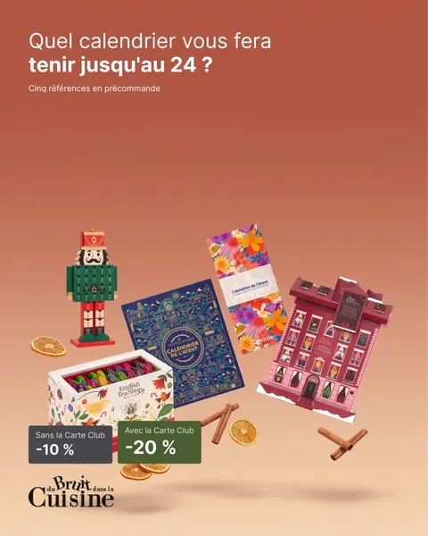 Advent calendar pre-sale ad for Du Bruit Dans La Cuisine, 4:5 format