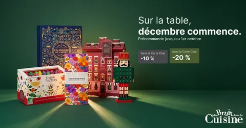 Advent calendar pre-sale ad for Du Bruit Dans La Cuisine, 1.91:1 format
