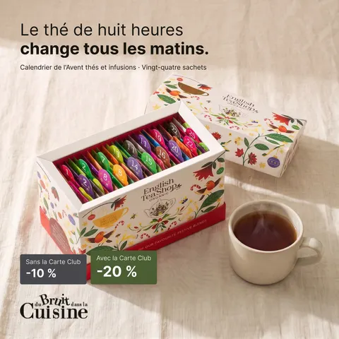 Advent calendar pre-sale ad for Du Bruit Dans La Cuisine, 1:1 format