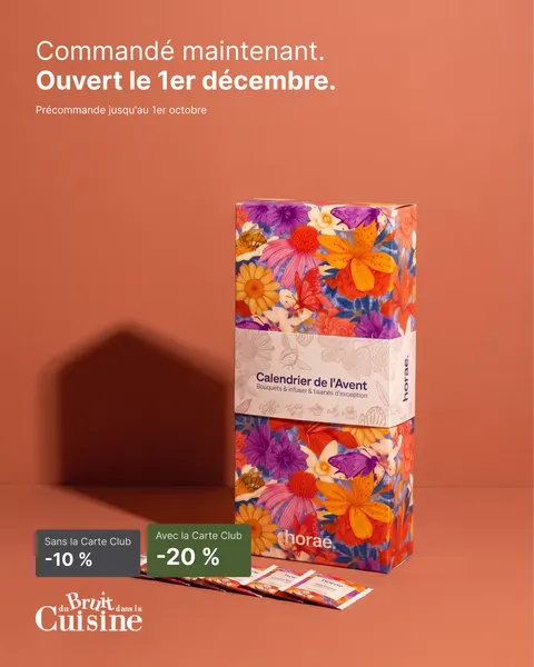 Advent calendar pre-sale ad for Du Bruit Dans La Cuisine, 4:5 format