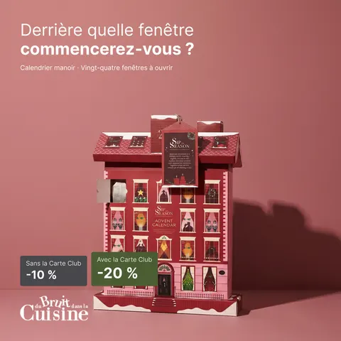 Advent calendar pre-sale ad for Du Bruit Dans La Cuisine, 1:1 format