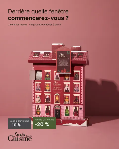 Advent calendar pre-sale ad for Du Bruit Dans La Cuisine, 4:5 format