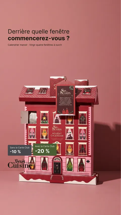 Advent calendar pre-sale ad for Du Bruit Dans La Cuisine, 9:16 format