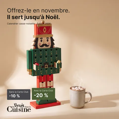 Advent calendar pre-sale ad for Du Bruit Dans La Cuisine, 1:1 format