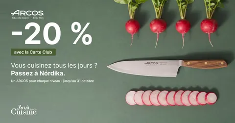 ARCOS knives for the summer cook-out season ad for Du Bruit Dans La Cuisine, 1.91:1 format