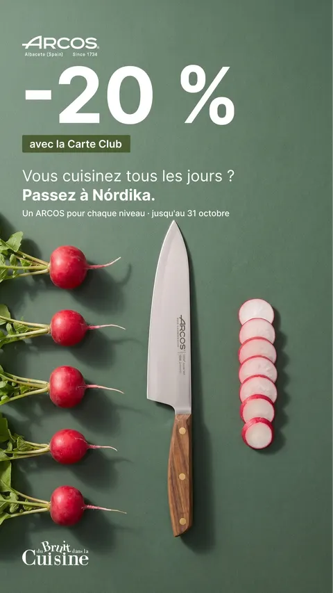 ARCOS knives for the summer cook-out season ad for Du Bruit Dans La Cuisine, 9:16 format