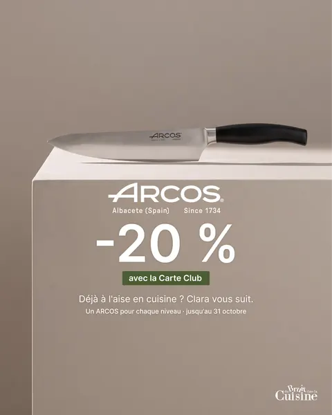 ARCOS knives for the summer cook-out season ad for Du Bruit Dans La Cuisine, 4:5 format