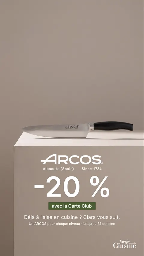 ARCOS knives for the summer cook-out season ad for Du Bruit Dans La Cuisine, 9:16 format