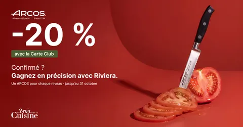 ARCOS knives for the summer cook-out season ad for Du Bruit Dans La Cuisine, 1.91:1 format