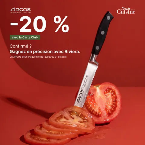 ARCOS knives for the summer cook-out season ad for Du Bruit Dans La Cuisine, 1:1 format