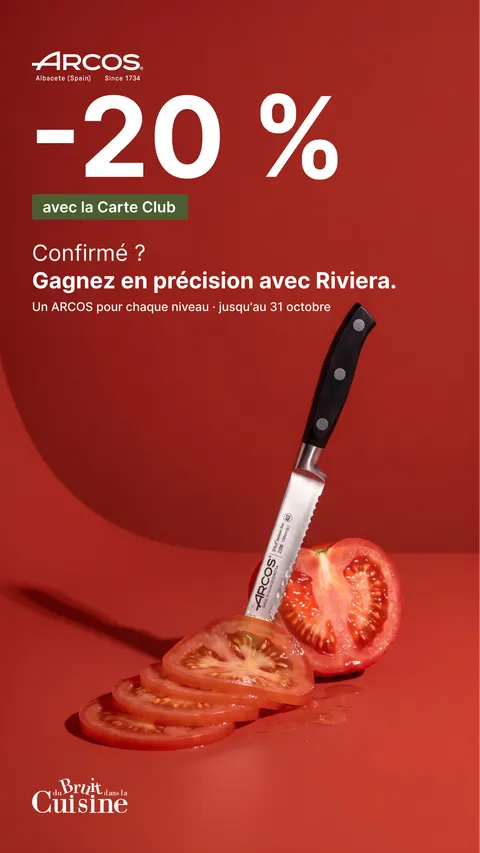 ARCOS knives for the summer cook-out season ad for Du Bruit Dans La Cuisine, 9:16 format