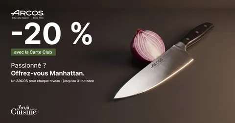 ARCOS knives for the summer cook-out season ad for Du Bruit Dans La Cuisine, 1.91:1 format