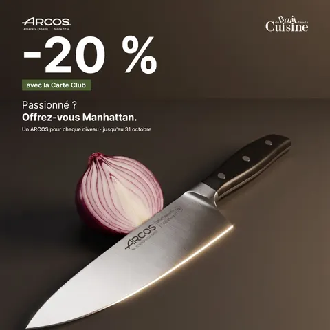 ARCOS knives for the summer cook-out season ad for Du Bruit Dans La Cuisine, 1:1 format