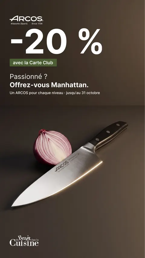 ARCOS knives for the summer cook-out season ad for Du Bruit Dans La Cuisine, 9:16 format